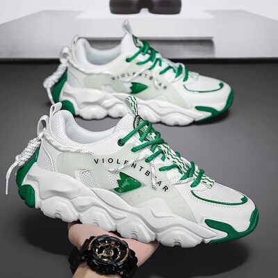 Violentbear/暴力熊新款时尚百搭情侣运动老爹鞋男女跑步鞋B1010