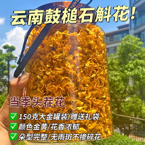 150g大金罐装】云南鼓槌石斛花茶
