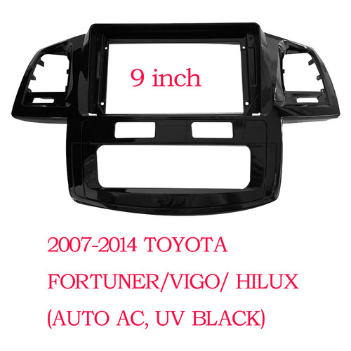 2007-2014款适用Hilux海拉克斯Fortuner百变导航面框音响面板改装