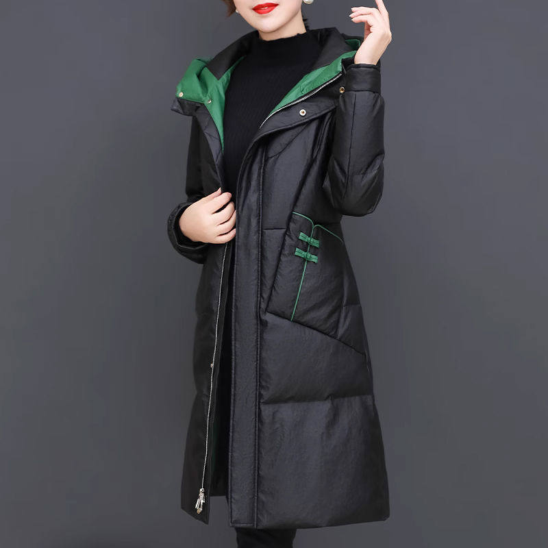 羽绒服女2024年冬新款高端奢华品牌阔太太中长款时尚洋气修身免洗