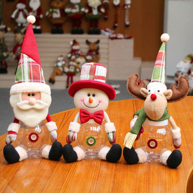 santa claus snowman elk christmas candy packaging christmas