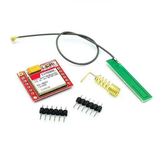 最小的sim800l Gprs Gsm模块microsim卡核心板四频ttl串行端口