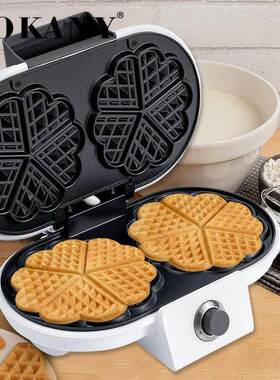 跨境SOKANY510家用双面加热华夫饼机蛋卷机鸡蛋仔松饼机蛋糕机