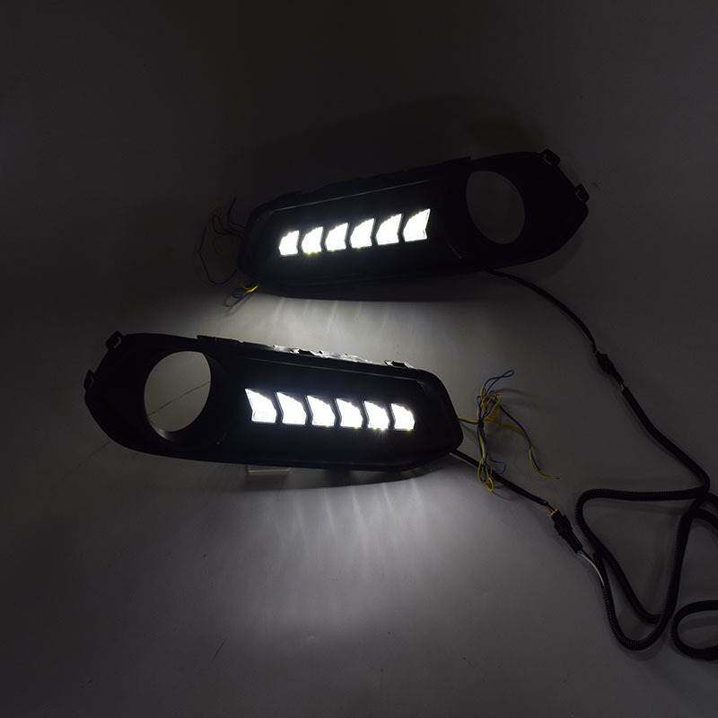 适用于新凌派日行灯 18款本田凌派专用LED 日间行车灯 前雾灯