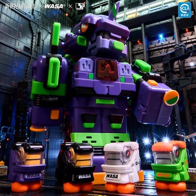 WASA&EVA福音战士合体机器人盲盒