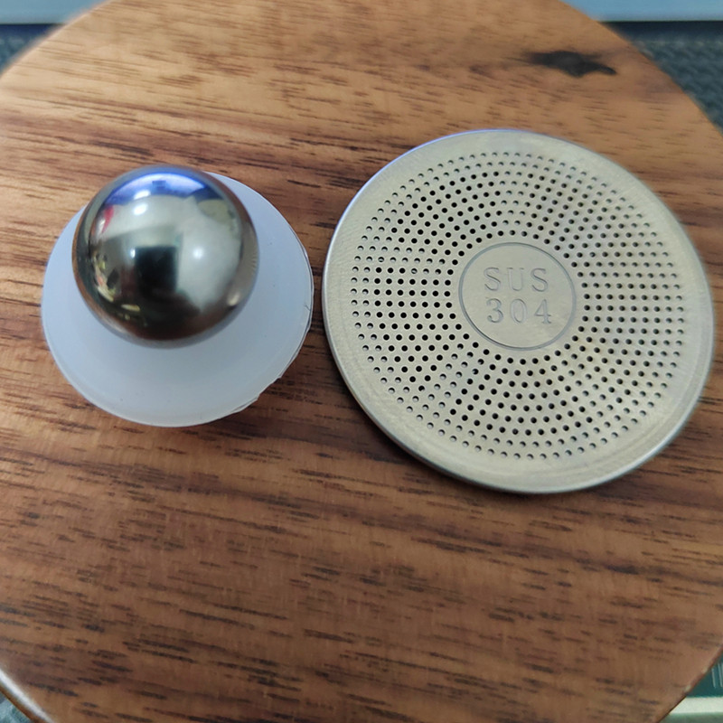 懒人玻璃自动冲茶壶茶具配件磁吸不锈钢过滤网磁珠漏网硅胶圈垫片