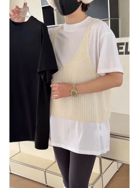 诗歌兰女装2026早春款 12884简约休闲时髦短袖圆领打底衫T恤