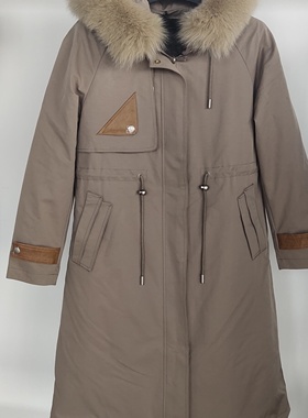 FORTEL 女式中长款派克服TZB41210