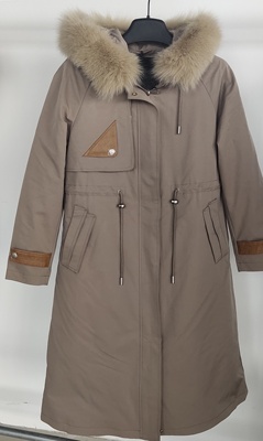 FORTEL 女式中长款派克服TZB41210