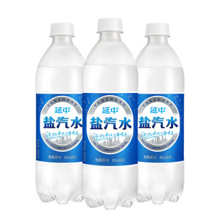 26年产 上海延中盐汽水600ml*20瓶整箱塑包夏季碳酸饮料咸味团购