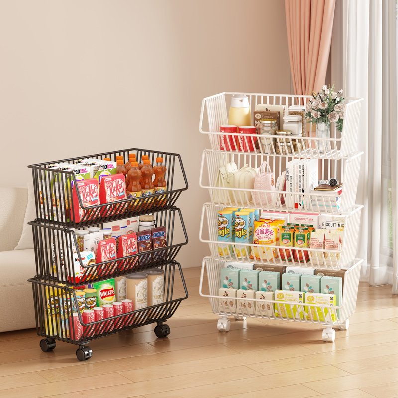 加粗厨房置物架菜篮落地多层放菜筐多功能移动家用果蔬储物收纳层,厨房/烹饪用具,厨房置物架/置物柜/角架,淘宝优惠券,粉丝福利购,淘宝优惠卷