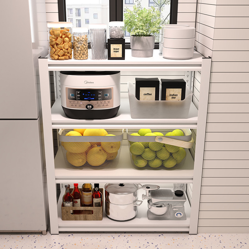 厨房置物架落地多层多功能家用微波炉烤箱收纳架橱柜货架钢制架子,厨房/烹饪用具,微波炉置物架,淘宝优惠券,粉丝福利购,淘宝优惠卷