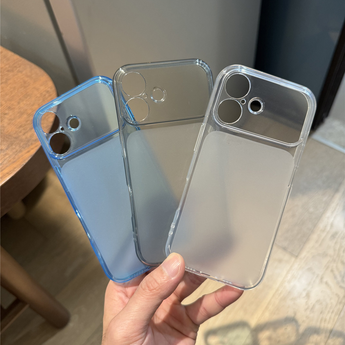 佳子秀大视窗全包镜头适用iphone17手机壳简约17AIR苹果17promax保护套16pro透明15软胶14直边13包拍照按键12