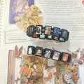 A Black Bracelet with a Double-Sided Clown Picture