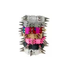 Handmade LAOSHU Subculture Hip-Hop Bracelet Punk Rock Rapper Studded Trendy Idol Matching Bracelet