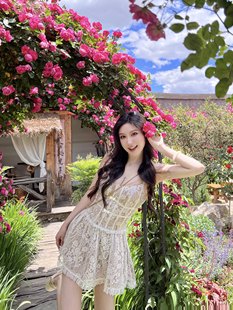 不退不换 baipang 芭蕾裙 原398 白色蕾丝裙 现货清仓