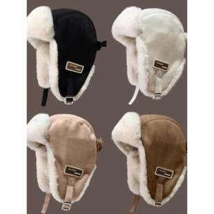 帽子女冬款保暖电动车户外骑车护耳东北防寒雷锋帽冬天八嘎帽加厚