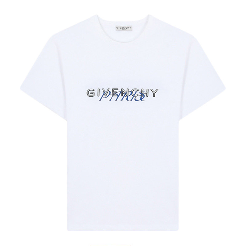 Givenchy纪梵希 男士白色棉质短袖T恤
