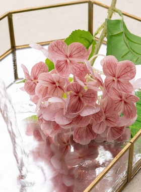 手捧花手感绣球花仿真花家居装饰玫瑰花墙假花INSMW96002