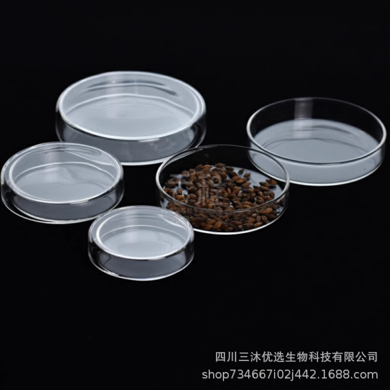 高硼硅玻璃培养皿 细胞培养平皿35 60 75 90 120 150 180 200mm