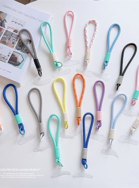 多巴胺手机挂绳短款手腕绳挂链挂件精致U盘挂饰防丢防摔手机壳cdd相机绳子钥匙扣挂环新款手机链女学生水壶杯