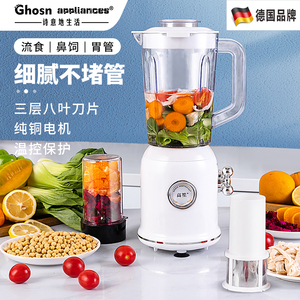 德国GHOSN流食搅拌机老人专用鼻饲碎食打辅食病人食物粉碎料理机
