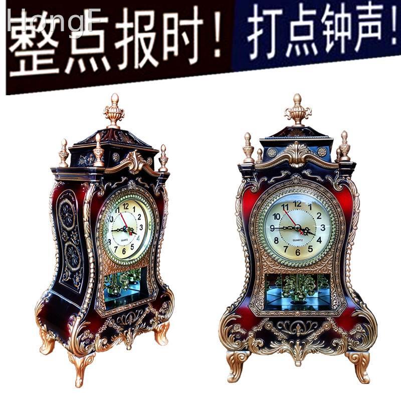 座钟表客厅卧室别墅家居装饰欧式整点报时石英钟台钟摆件16首音乐