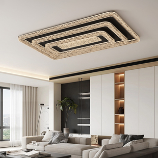 意式极简客厅主灯全光谱护眼吸顶灯现代简约轻奢2026新款房间灯具