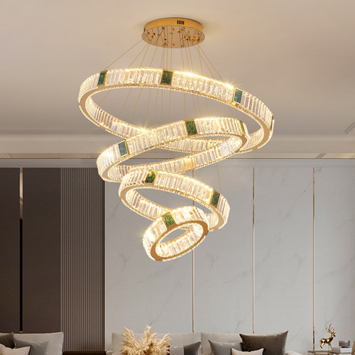复式楼别墅水晶大吊灯