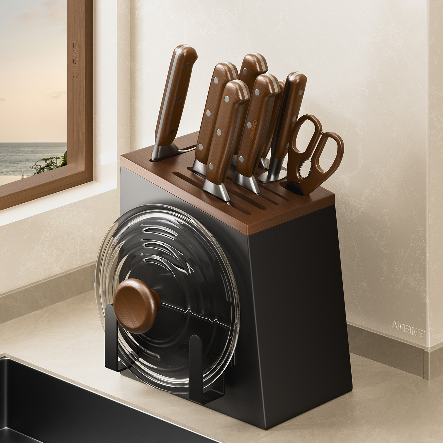 【2025新款】中古风沥水刀架