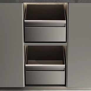 厨房抽拉式置物架柜内抽屉橱柜拉篮抽屉式调料收纳盒水槽下收纳架