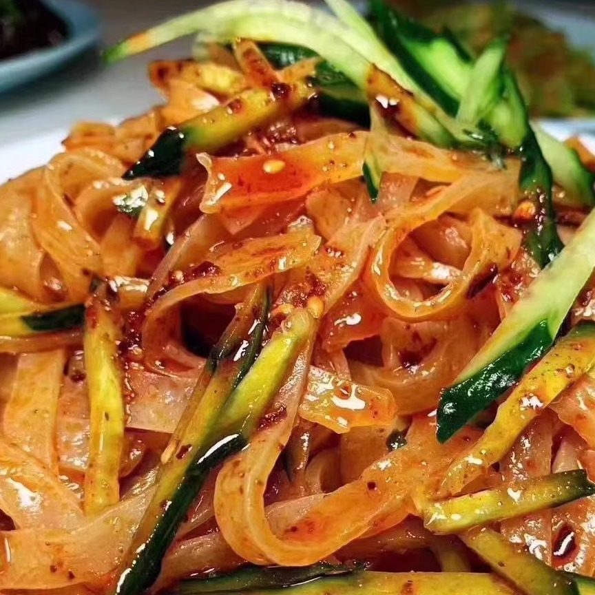 陕西特产宝鸡岐山擀面皮真空包装速食  5包送3包（到手8包)*300g,粮油调味/速食/干货/烘焙,冲泡方便面/拉面/面皮,淘宝优惠券,粉丝福利购,淘宝优惠卷