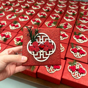 喜糖盒子伴手礼女伴娘婚礼送宾客2026新款高级感喜糖包装盒批发