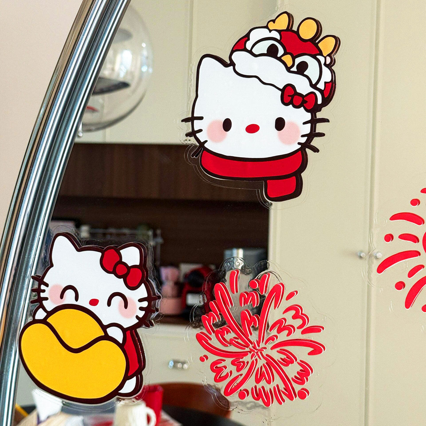 镜子贴纸装饰边缘边框喜庆迎新氛围布置26马年店铺橱窗年味装扮,节庆用品/礼品,节日装扮用品,淘宝优惠券,粉丝福利购,淘宝优惠卷