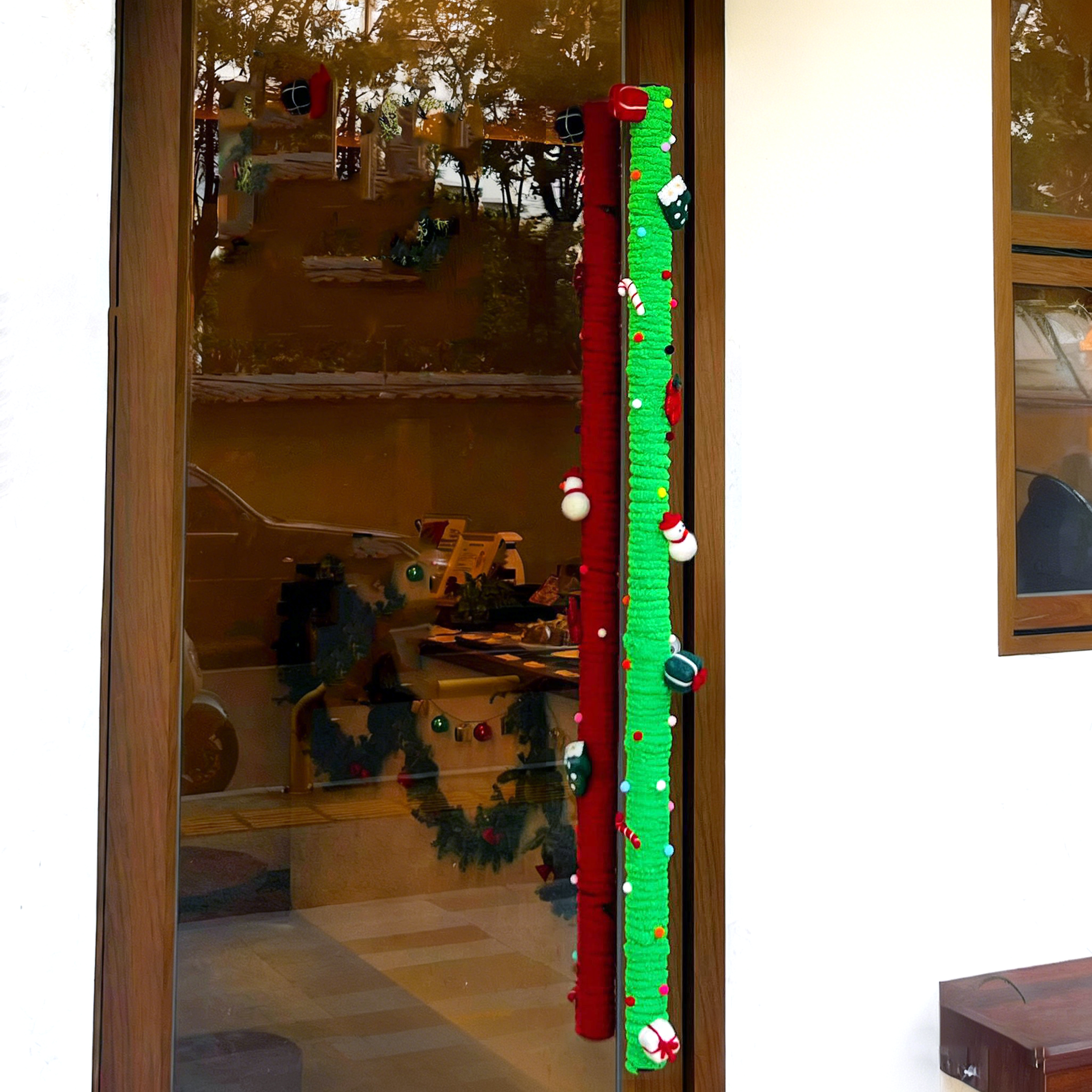 自制圣诞门把手套简直不要太香~~