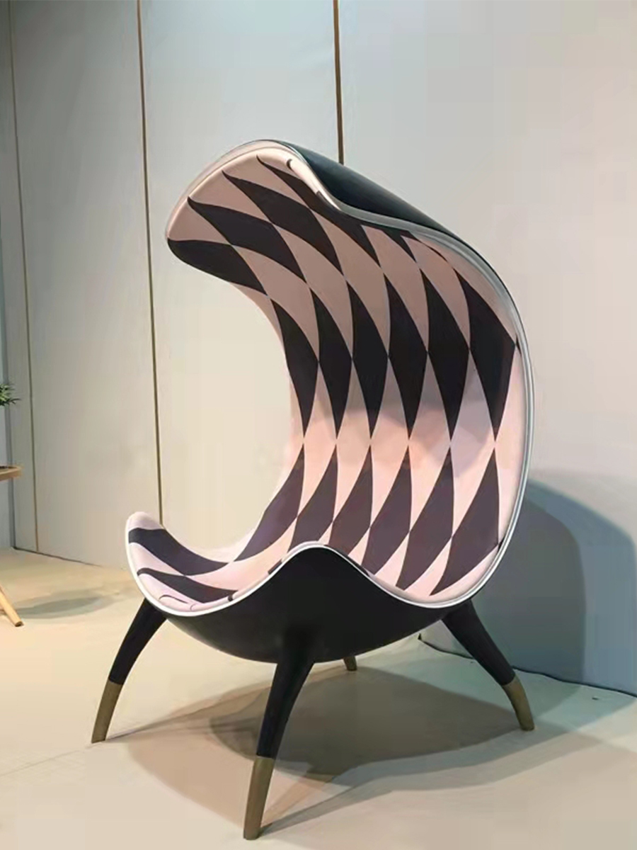 定制高背照相馆摆拍单椅