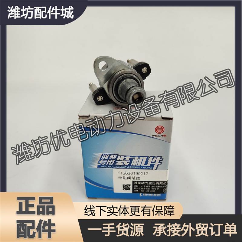 潍柴WP10WP12柴油发动机WP13缸内制动电磁阀612630190017原厂配件