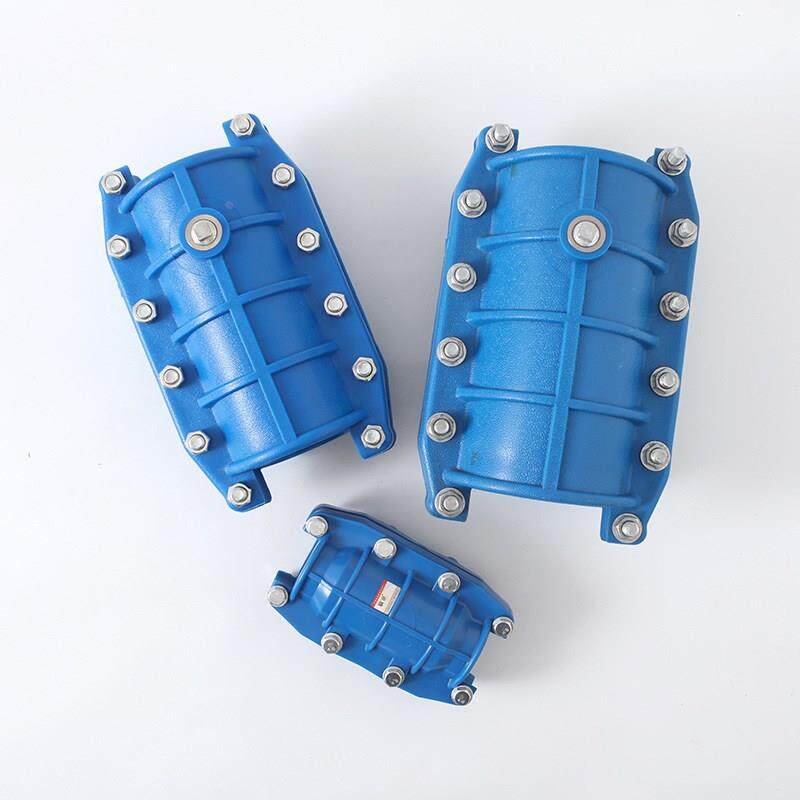 直供pe给水管件快速抢修节pe管件pe哈夫节pe快速补漏抢修接头