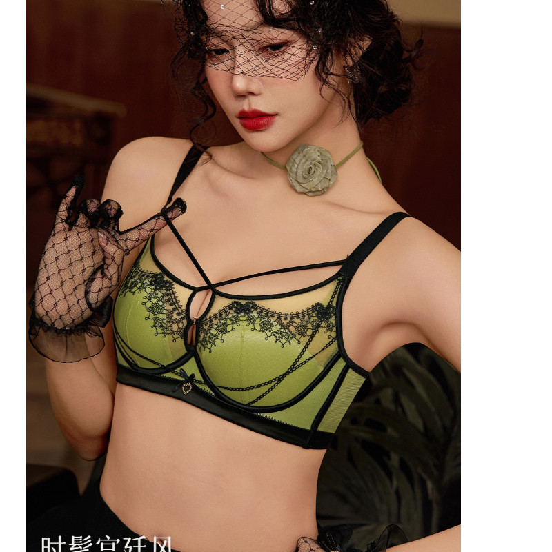 慕色天使内衣女星语恋曲小胸平胸聚拢抹无钢圈收副乳文胸罩新双11