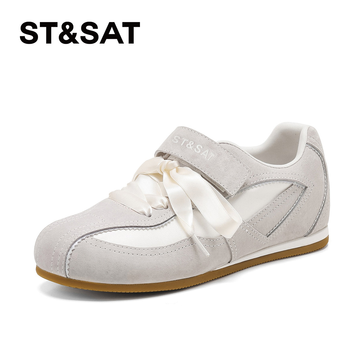 星期六复古百搭德训鞋女款2026春季新款软底魔术贴轻便运动休闲鞋,女鞋,德训鞋,淘宝优惠券,粉丝福利购,淘宝优惠卷