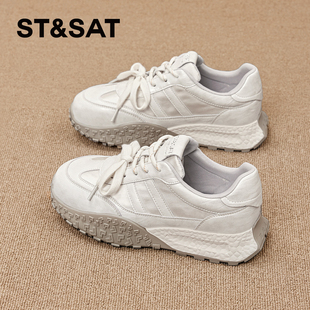 女鞋 星期六舒适耐磨时尚 轻便透气德训鞋 新款 百搭休闲鞋 2026年春季