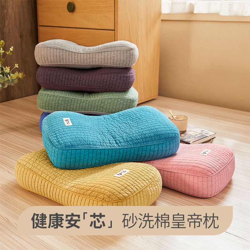 全荞麦枕头成人硬高枕家用小米壳软枕芯单人助睡眠护颈枕舒适填充