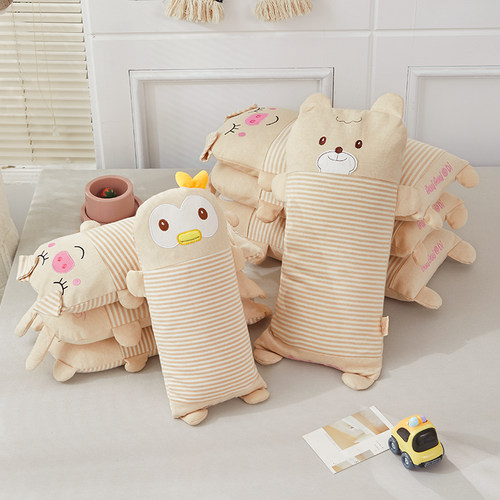 艾洛琳儿童纯棉荞麦皮枕头助睡眠