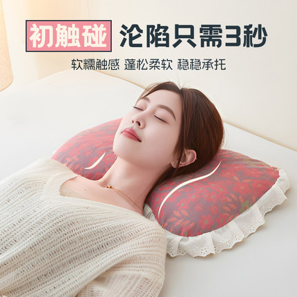荞麦枕头成人家用学生宿舍荞麦壳颈椎枕专用荞麦皮硬枕芯带枕头套