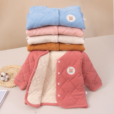男女童校服神器加厚保暖棉袄