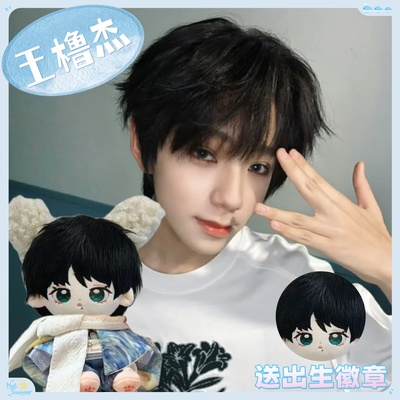 王橹杰属性20cm棉花娃娃明星公仔换装TF四代同人周边玩偶节日礼物