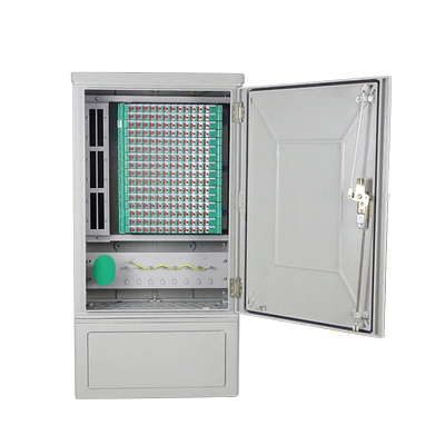 144芯光交箱SMC光缆交接箱室外落地光纤交接箱壁挂箱三网合一四网光交箱满配FC圆头法兰尾纤/SCAPC广电