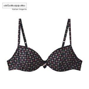 Intimissimi意舒漫新款花色薄杯文胸女士内衣性感胸罩薄款单层
