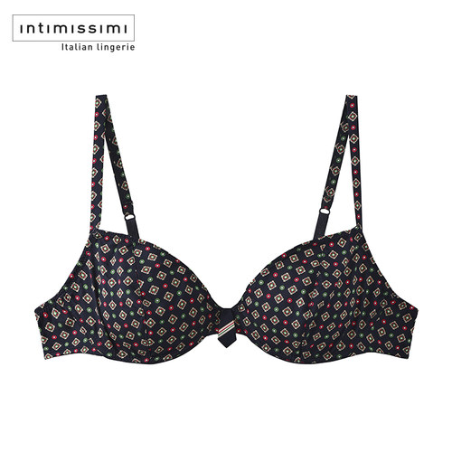Intimissimi意舒漫新款花色薄杯文胸女士内衣性感胸罩正品特价