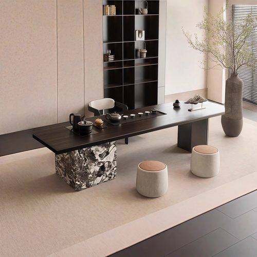 实木茶桌轻奢岛台茶台